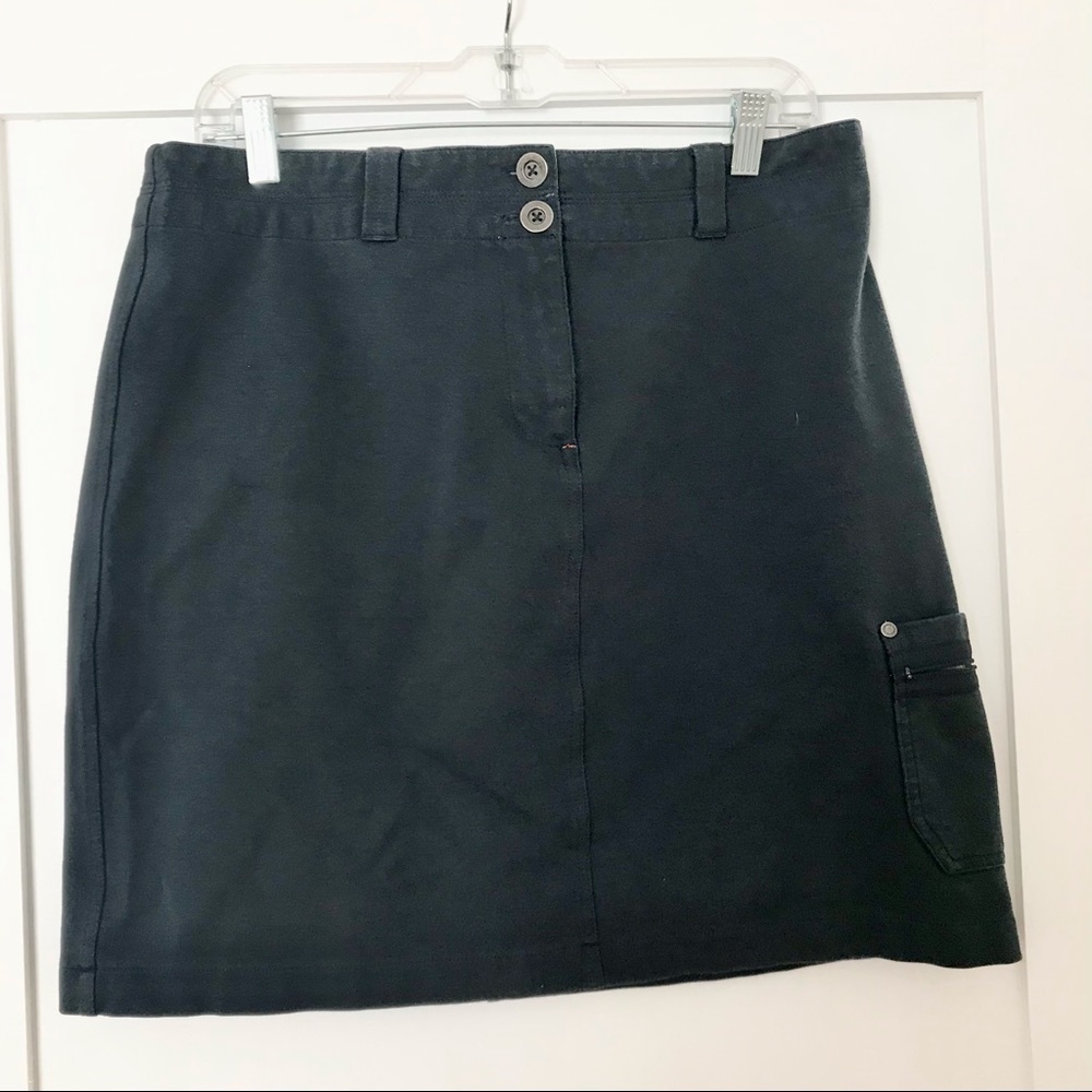 Title Nine Strectch Skirt Activewear Blue Sz 12 18” Length